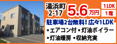 辰巳商事株式会社 湯浜町2-17 1LDK 1階 駐車場2台無料！広々1LDK