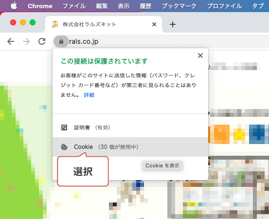 シークレットモード macOS Chrome4