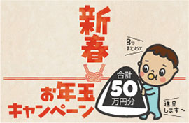 株式会社ホーム企画　新春お年玉キャンペーン