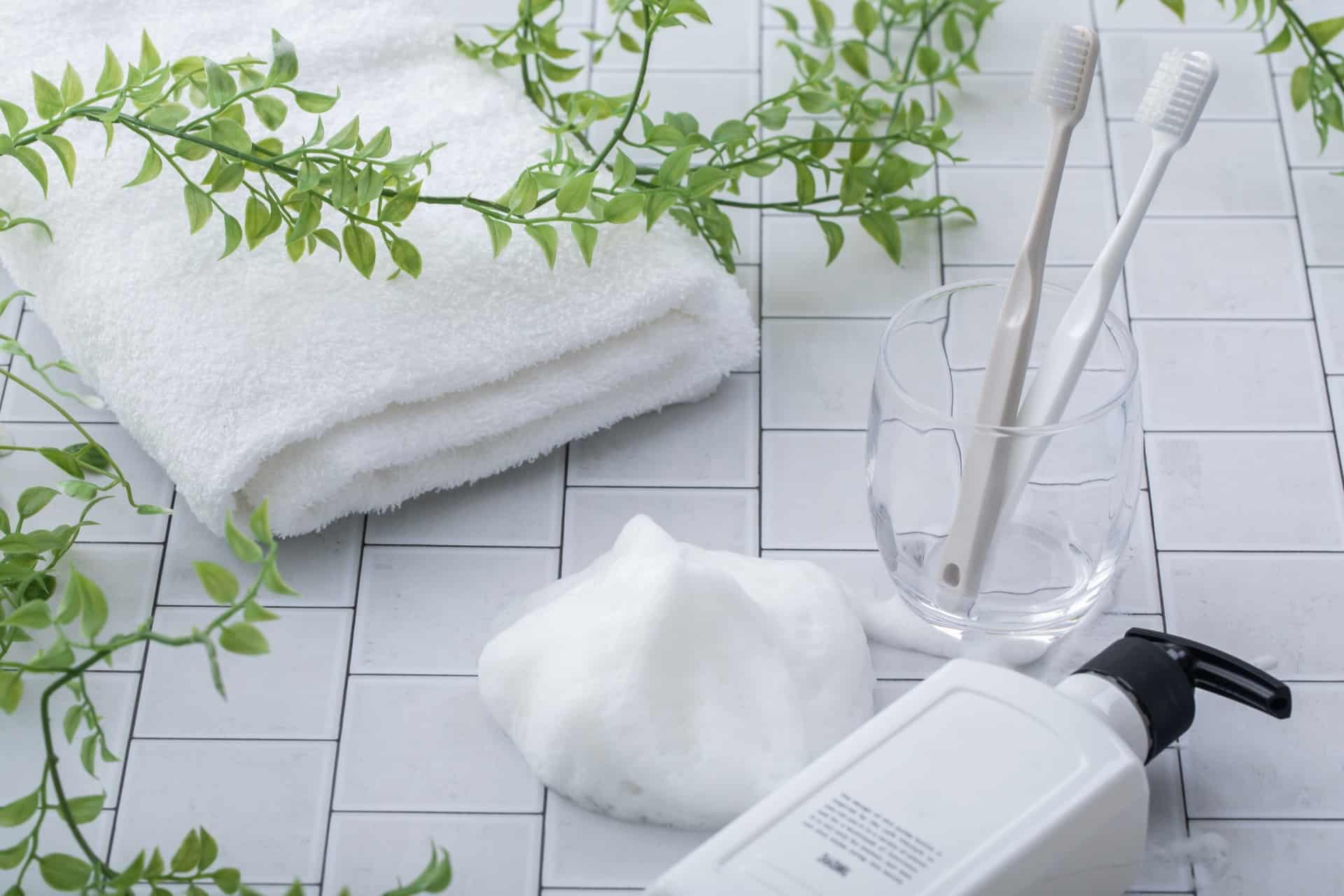 トイレと洗面所が一緒の場合は歯ブラシやタオルをどうする？